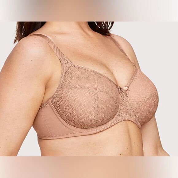 GLAMORISE Lace Comfort WonderWire Bra, Size 40F, NIB - Picture 3 of 5